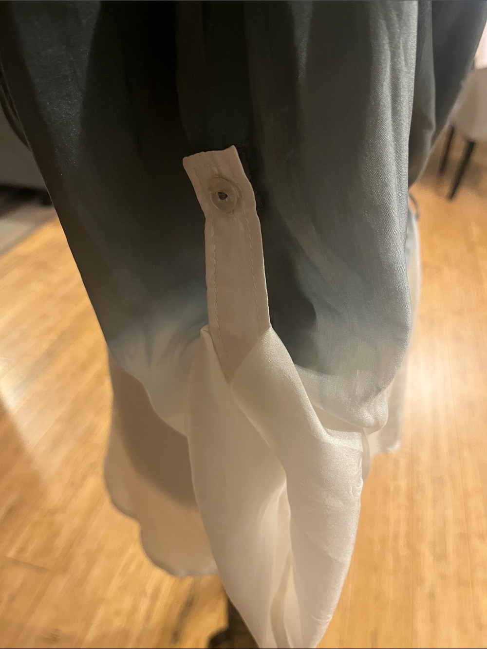 Young Fabulous & Broke Black to White Ombre Drawstring Tunic - Picture 4 of 5